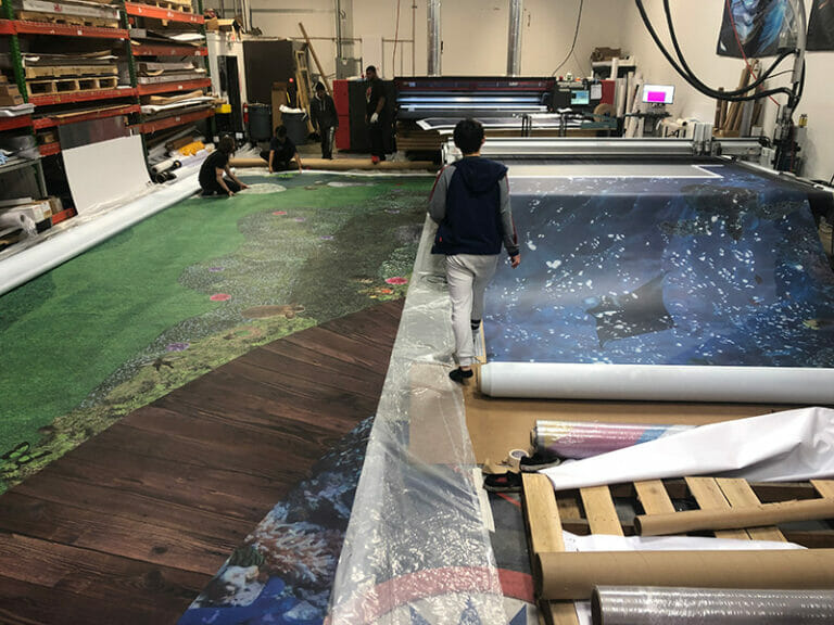 grand format floor printing